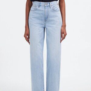 NWT Madewell The Perfect Vintage Wide-Leg Crop Jean  Fitzgerald Wash Size 26